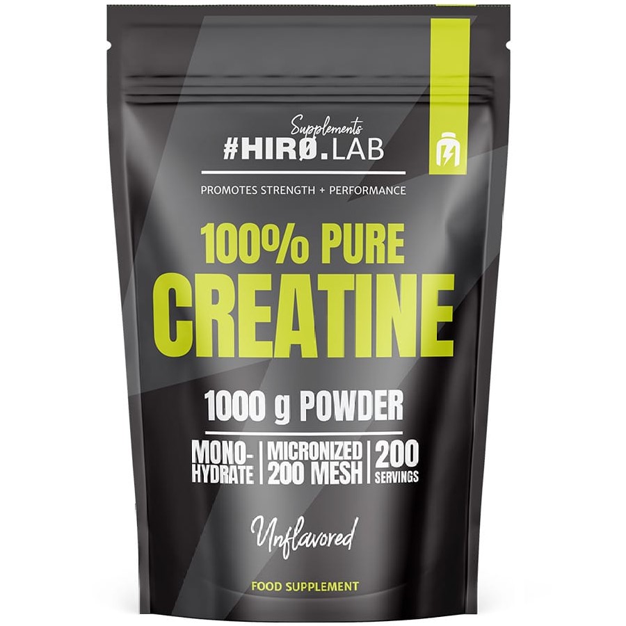 Hiro Lab Creatine Monohydrate Micronized 200 Mesh - 1000 g Unflavoured