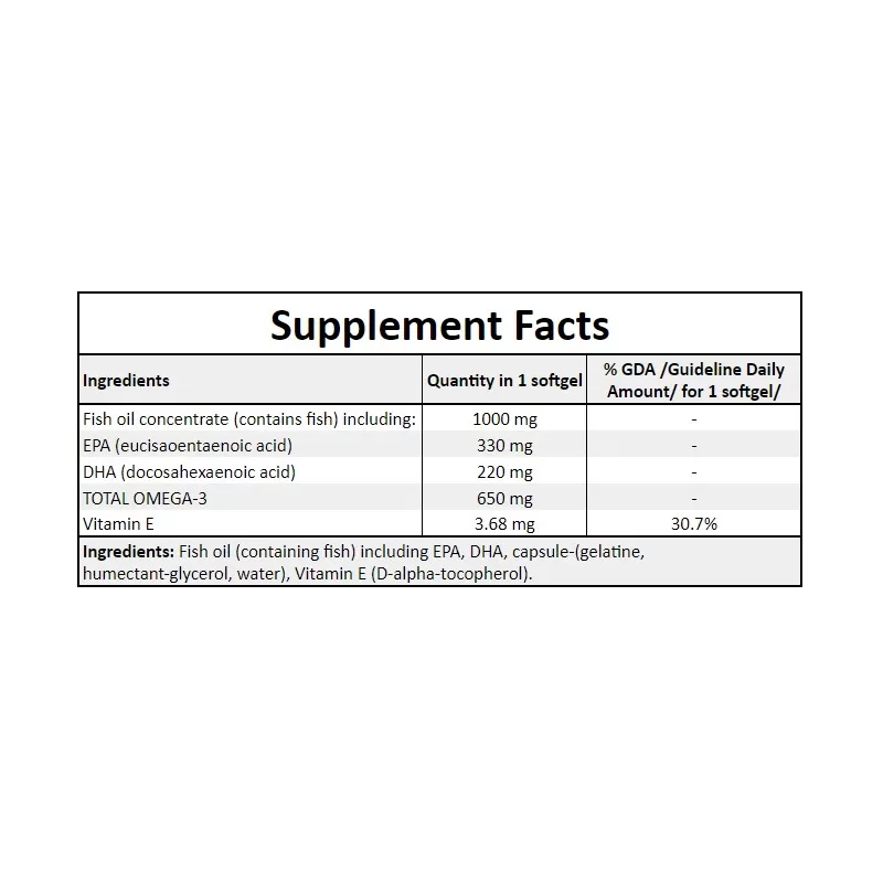 Hiro Lab Omega 3 - 120 softgels