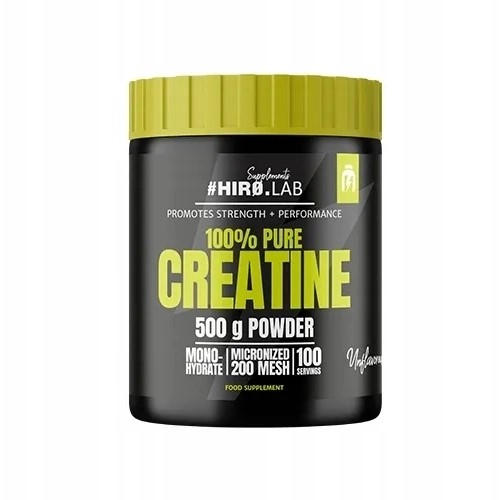 Hiro Lab Creatine Monohydrate Micronized 200 Mesh 500g Unflavoured