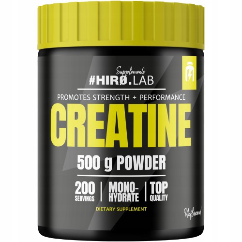 Hiro Lab Creatine Monohydrate Micronized 200 Mesh - 500 g Unflavoured