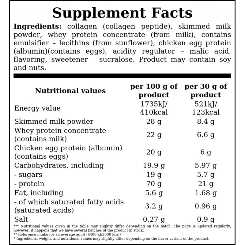 Hiro Lab Protein Blend + Collagen - 750g