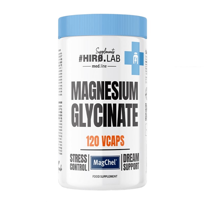 Hiro Lab Magnesium Glycinate – 120 Vcaps